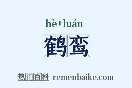 鹤鸾是什么意思的图片